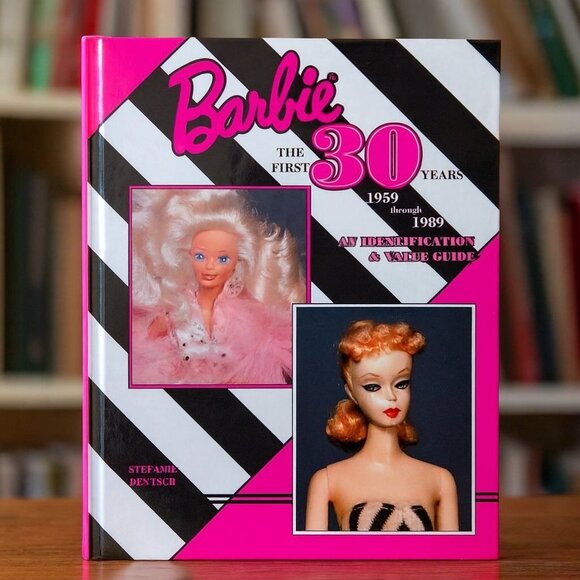 Barbie The First 30 Years Hardcover Book Value Guide 1959 to 1989 VTG Deutsch - Picture 1 of 15